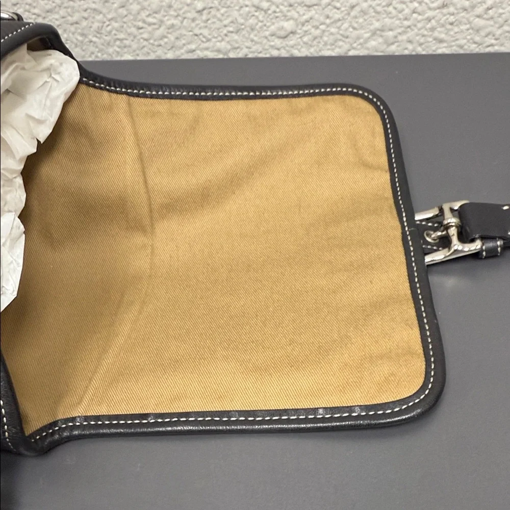 Vintage Coach Black Flap SoHo Leatherwear Messenger/Crossbody - Picture 7 of 10